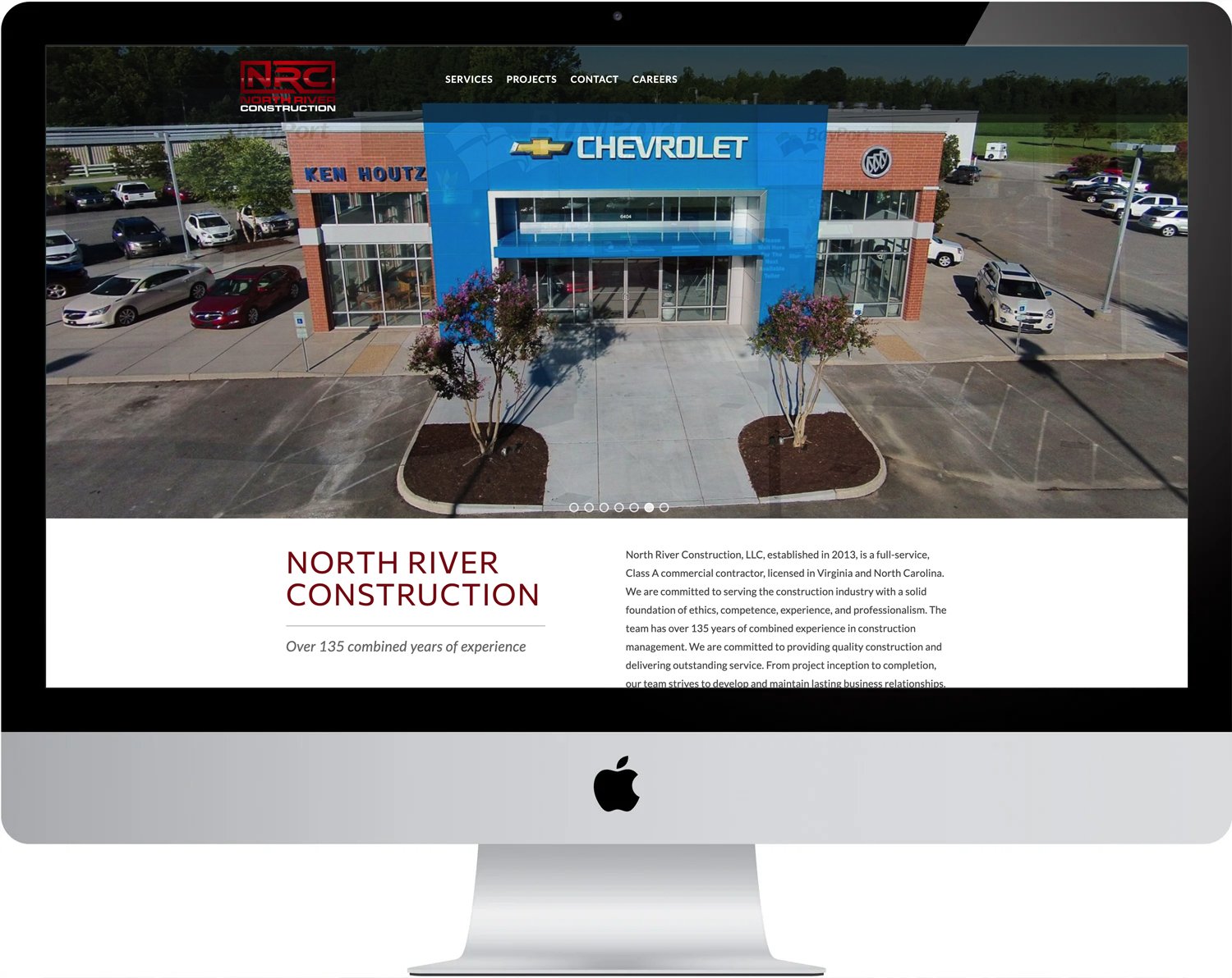 North River Construction - A custom website by MOD Design Corp