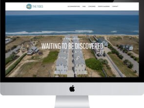 The Tides on the Outer Banks - Custom Website Design by MOD Design Corp