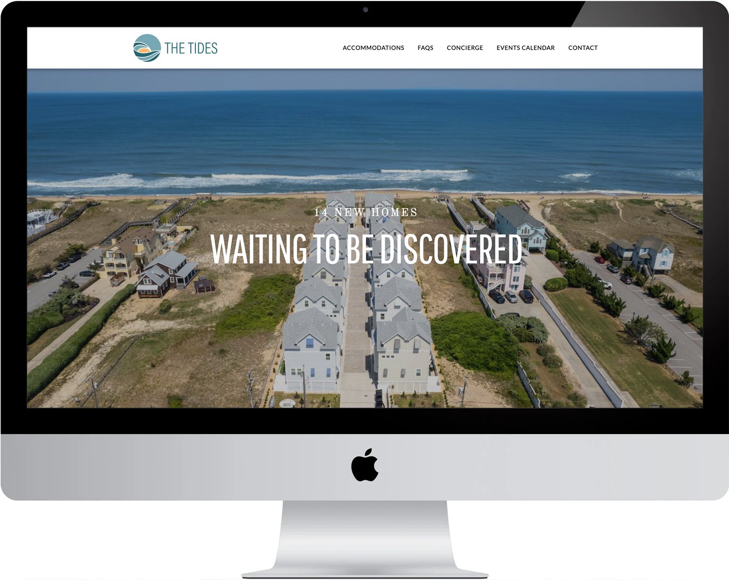 The Tides on the Outer Banks - Custom Website Design by MOD Design Corp